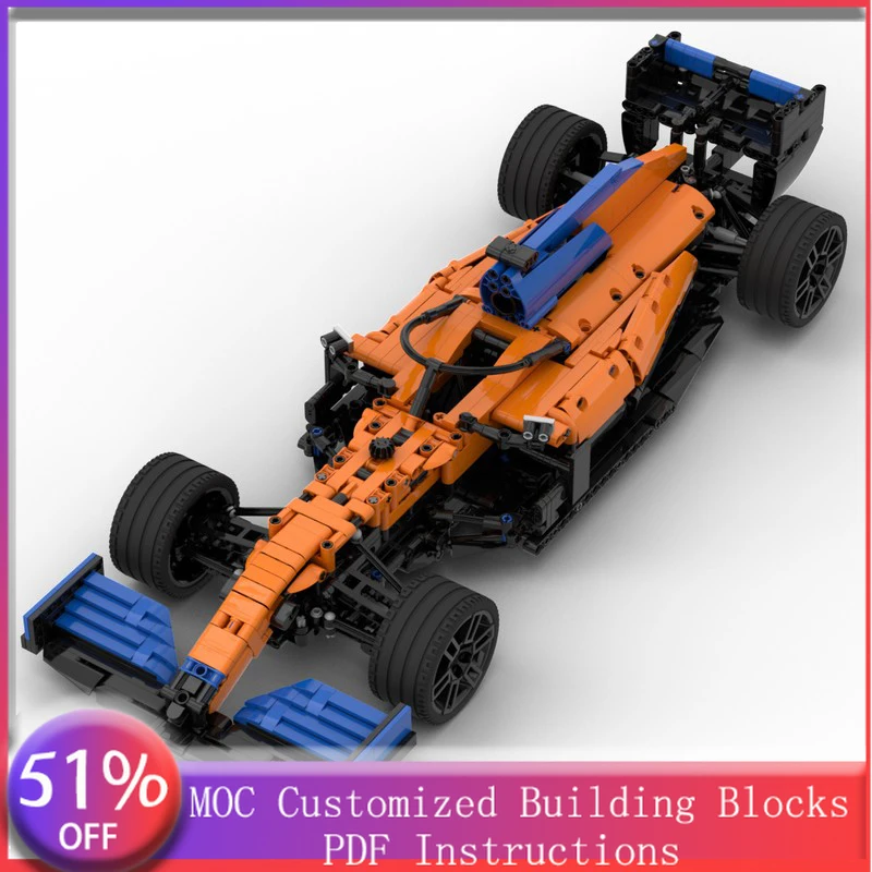 

1586 PCS Racing 35M 1:10 Scale MOC Customize Modular Building Block Educational Design Creative Design DIY Boy Holiday Toy Gifts