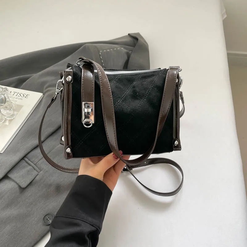 

2025 Curated Mini Satchel, Multi-Way Convertible Top Handle & Shoulder Purse for Women, Architectural Day to Night Carryall