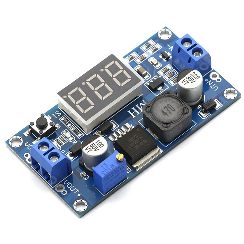 Exquisite-2Pcs XL6009 DC-DC Booster Module Adjustable Step-Up Boost Converter Module DC-DC 4.5V-32V To 5V-35V 4A Step-Up Module