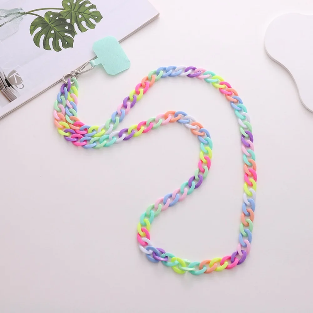

Phone Acrylic Neck Cord Hanging Rope Smart Phone Strap Crossbody Cellphone Strap Mobile Phone Chain Necklace Phone Lanyard