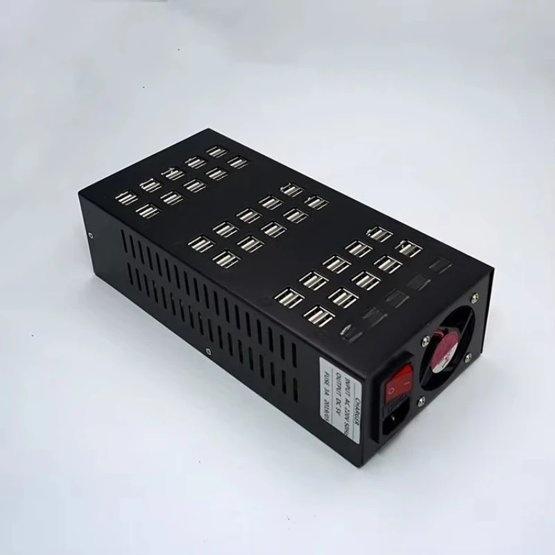 

240V AC DC USB Fast Charger 5V 60 Ports Adapter Flame retardant material, suitable for desktop connection