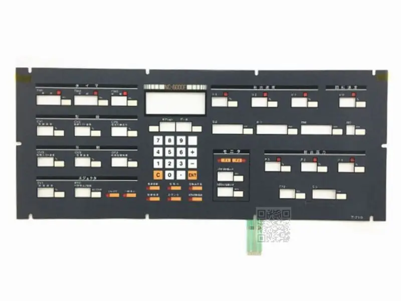 

NC-8000F NC8000F New Injection Molding Machine Button Membrane Button Panel