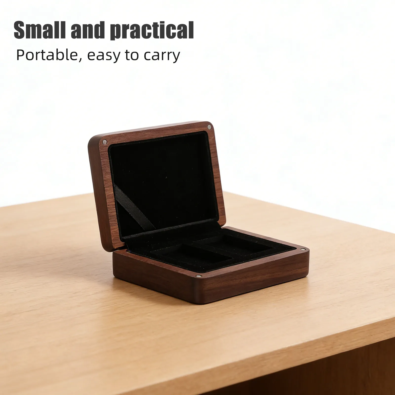 

Wooden Medal Display Box for 1 Troy Ounce Silver Bar Holder Award Presentation Box Dustproof Keepsake Bullion Storage Case