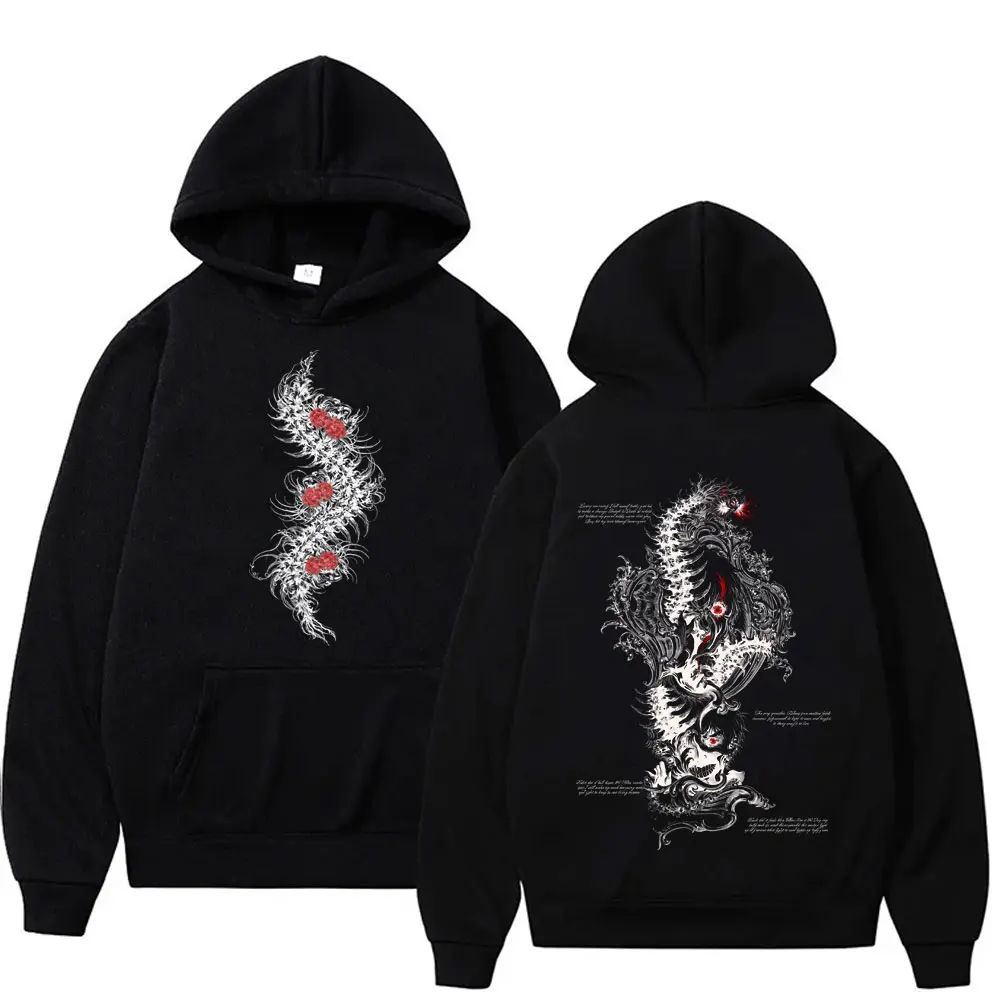 

Anime Tokyo Ghoul Kaneki Ken Centipede Graphic Hoodie Men Women Fleece Cotton Sweatshirt Male Casual Oversized Hooded Pullover