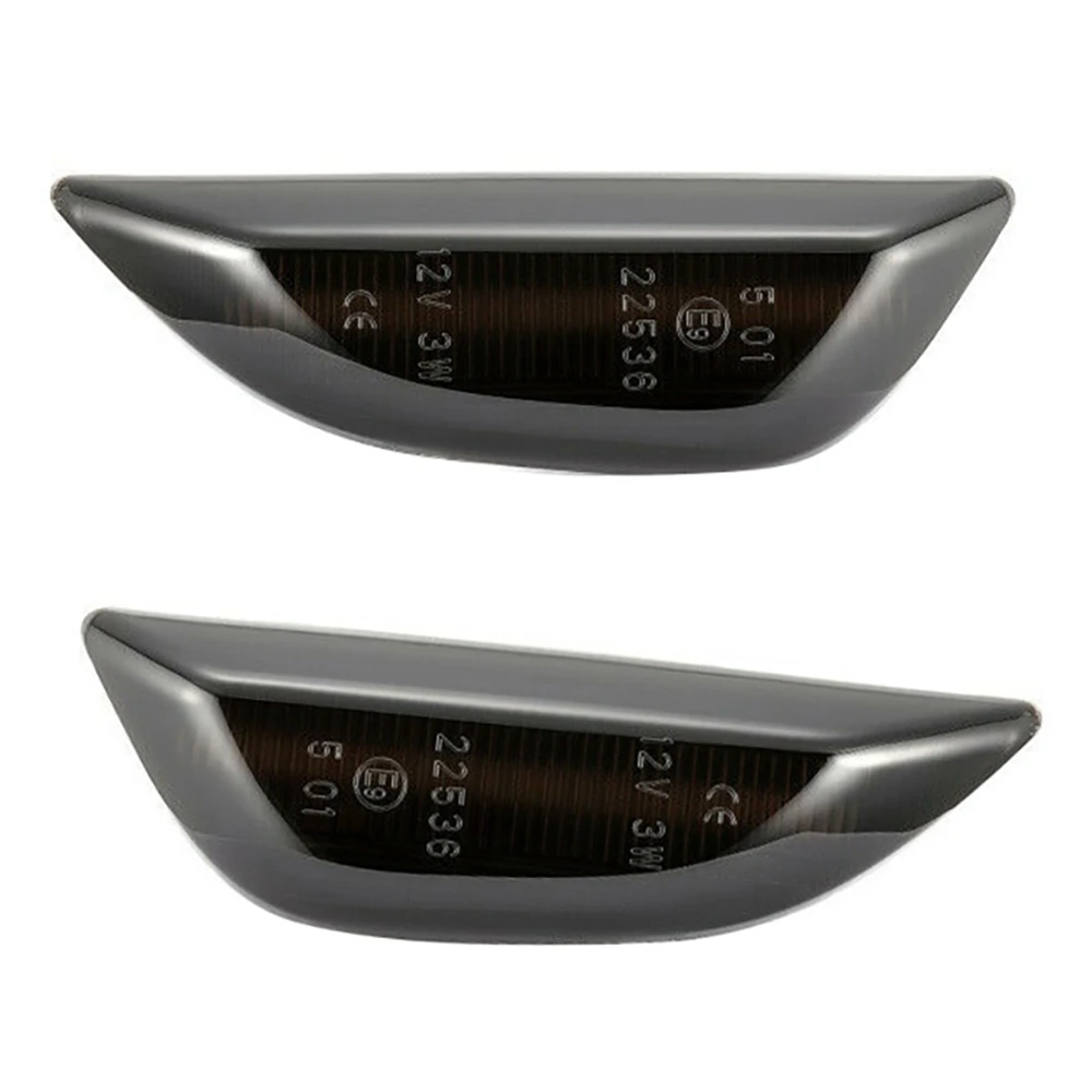 علامة جانبية للدرابزين الديناميكي LED ، مصباح إشارة الانعطاف ، وامض متسلسل ، مناسب لشيفروليه تراكس ، أوبل موكا إكس ، فوكسهول