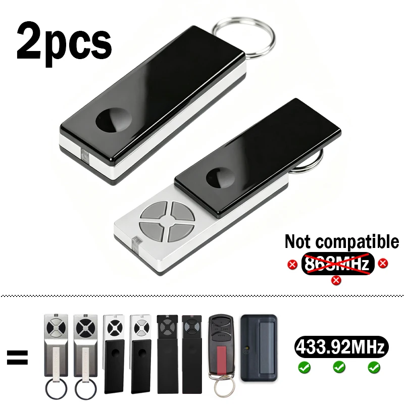 LiftMaster Chamberlain Garage Remote Control TX4UNI TX2EV TX2REV TX4UNIS TX4UNIF TX4RUNI Garage Door Opener 433MHz 433.92MHz