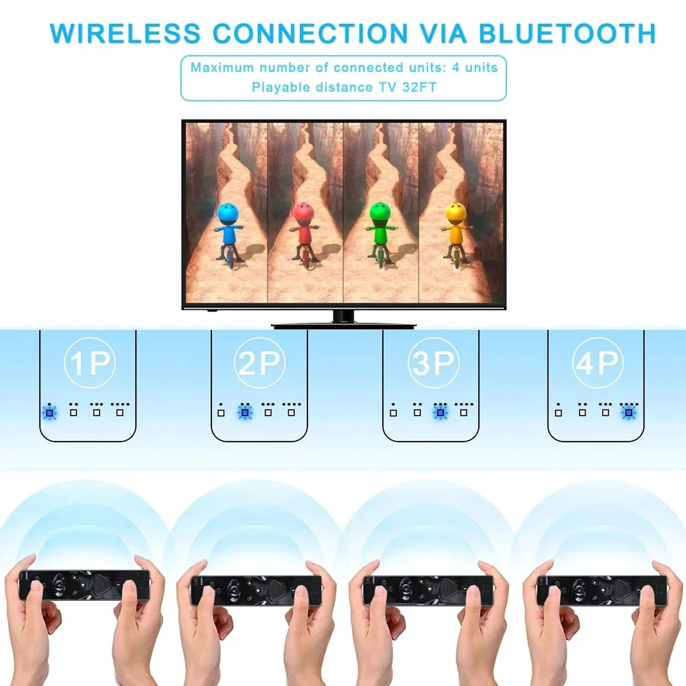 Wii U 조이스틱 게임 패드 컨트롤러 세트, Wii 액세서리용 모션 플러스 비디오 게임, 무선 원격 호환, 2 in 1