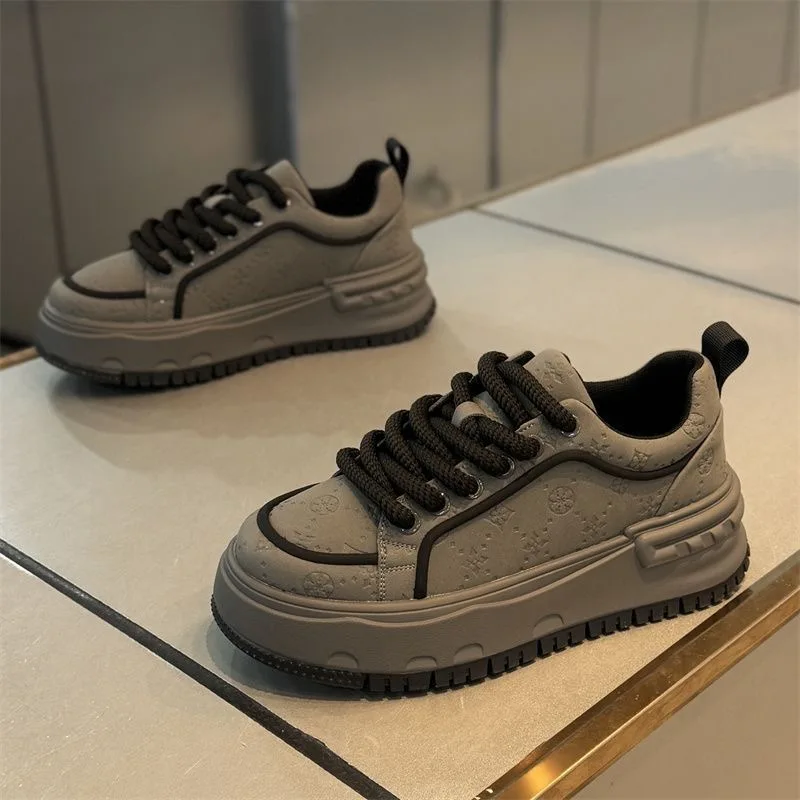 

2025Summer Breathable Comfortable High-Quality Fashion Trendy Shoes Thick-Soled Casual Sports Men's Shoes Student Sneakers39-44