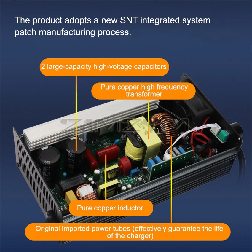 20A Adjustable Charger 48V 58.4V 72V 60V 67.2V 84V 87.6V Li-ion Lifepo4 Lithium Battery Charger Curren Adjust Fast Smart Charge