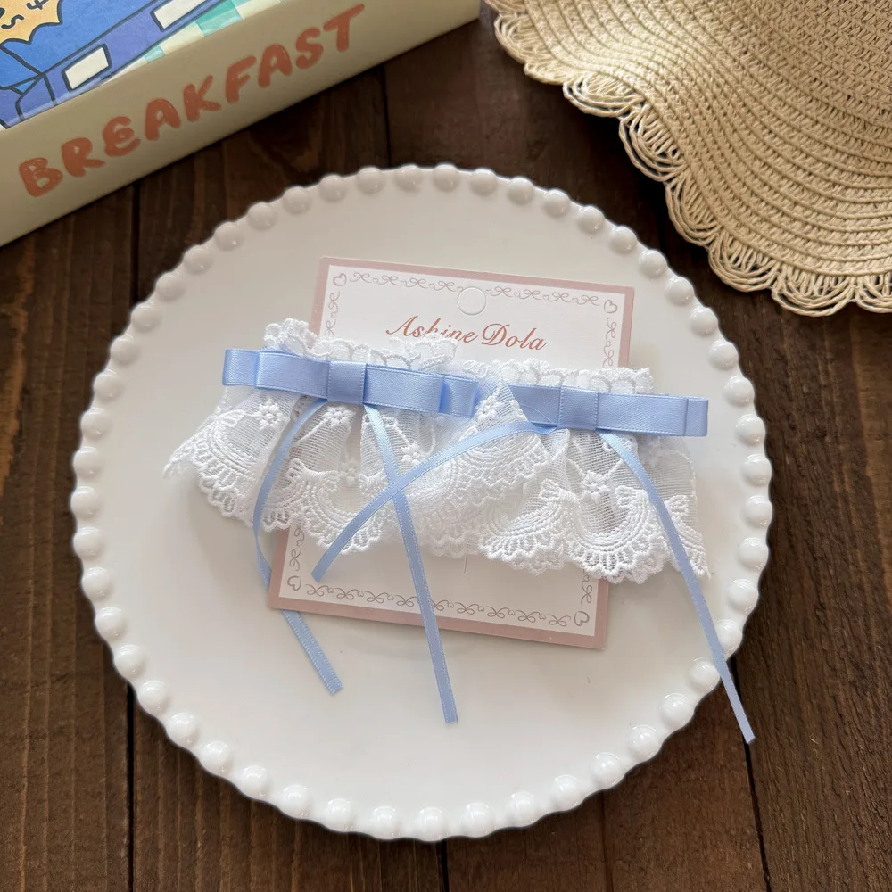 2 قطعة مشبك شعر فتاة رائعة مجموعة الحلو مقوس دانتيل لطيف موضة مشبك شعر لوليتا الأطفال إكسسوارات الشعر مشبك شعر