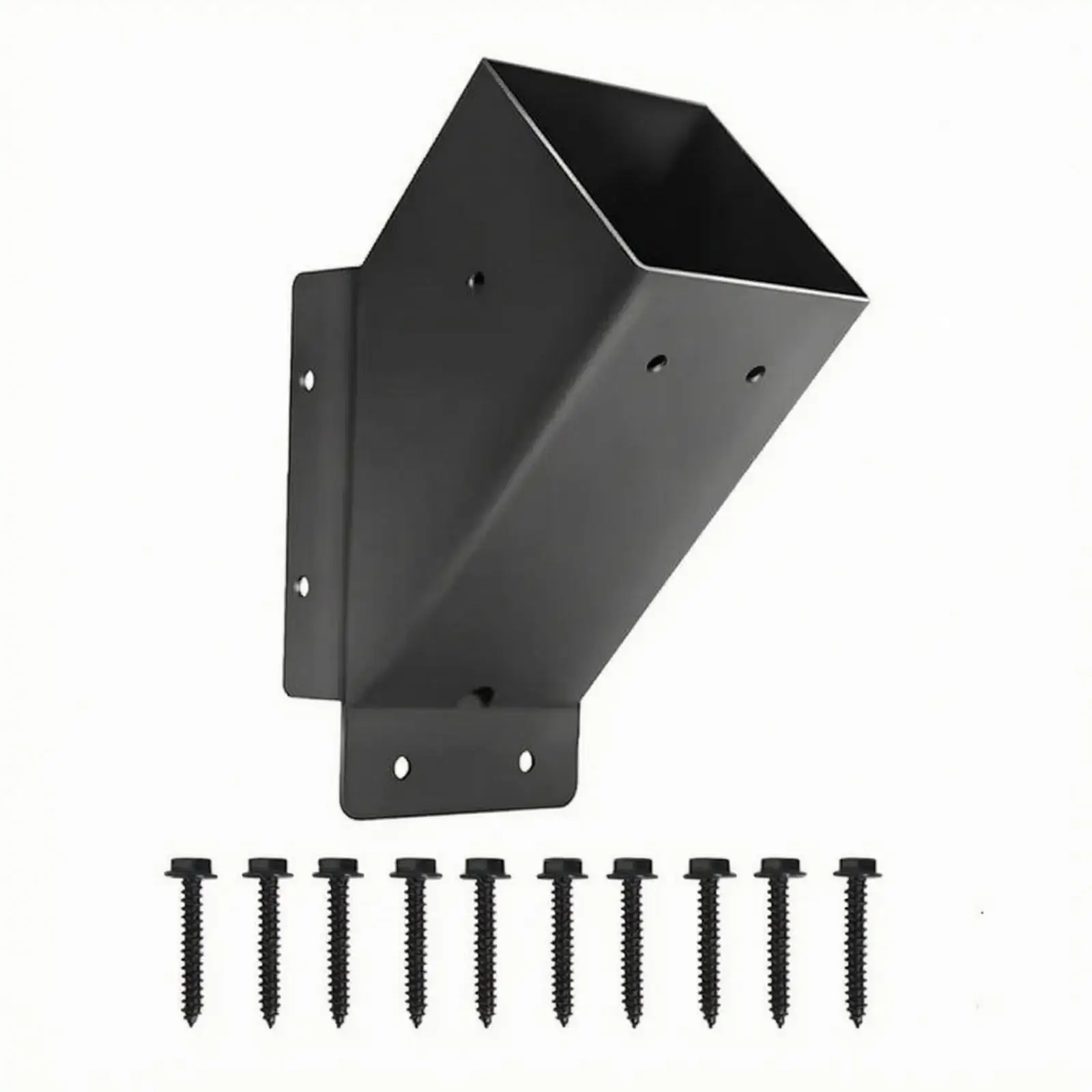 Heavy Duty Pergola Corner Joint Bracket Connector Carbon Steel for Patio Gazebo Wood Beam Post Framing Support