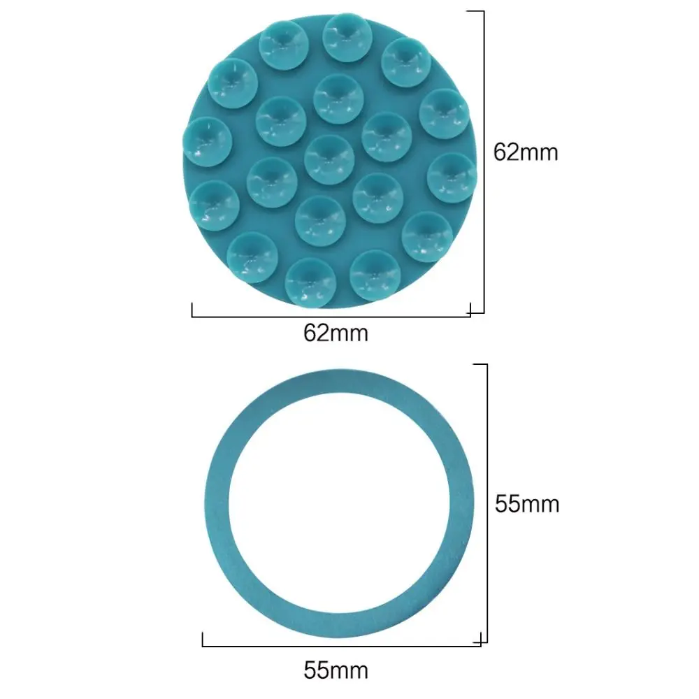 Supporto per telefono con ventosa magnetica Custodia per telefono con ventosa in silicone Supporto per supporto per telefono con doccia a specchio a mani libere