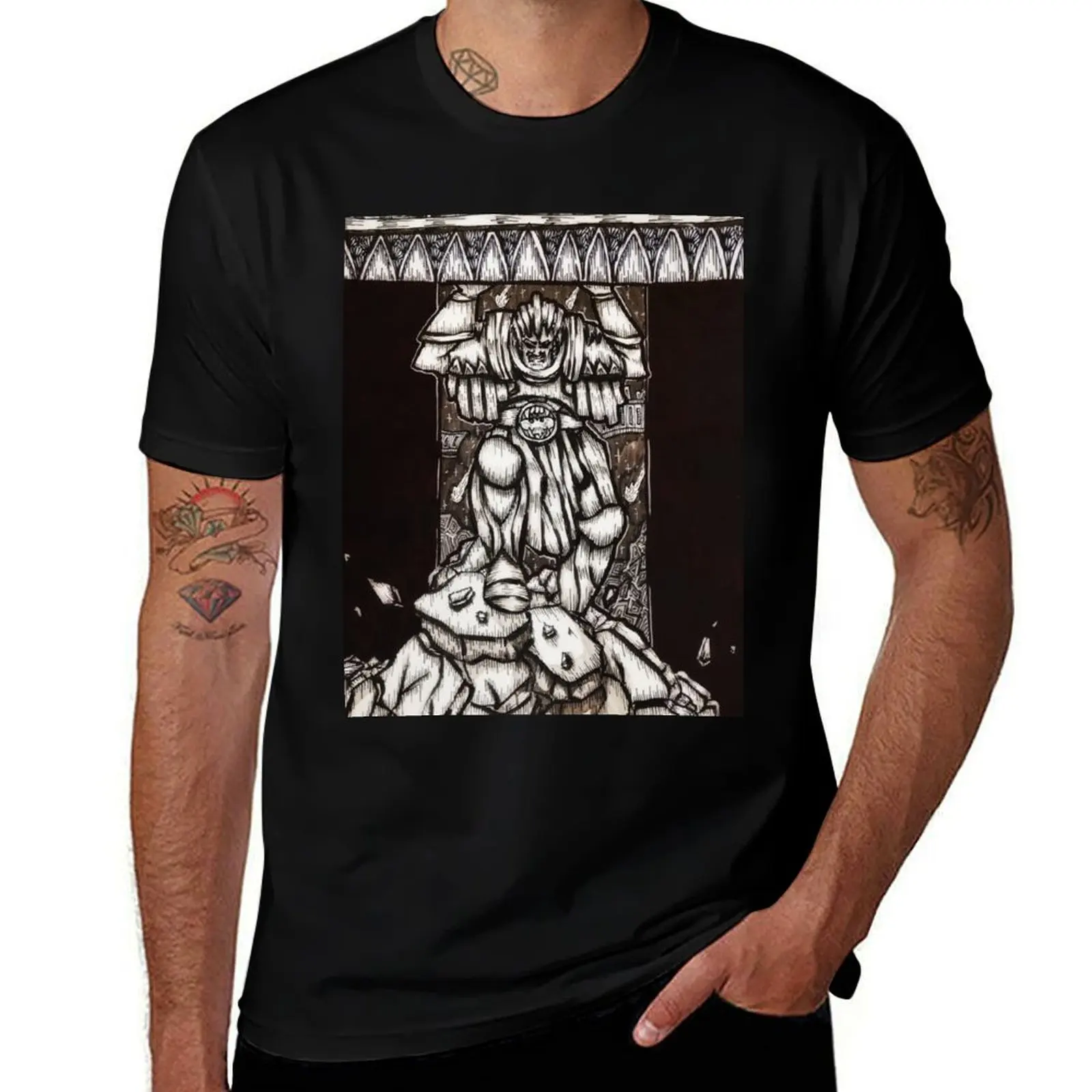 

Portrait of Angron T-Shirt t shirt man designer t shirts for man graphic tees essential t shirt T-shirt