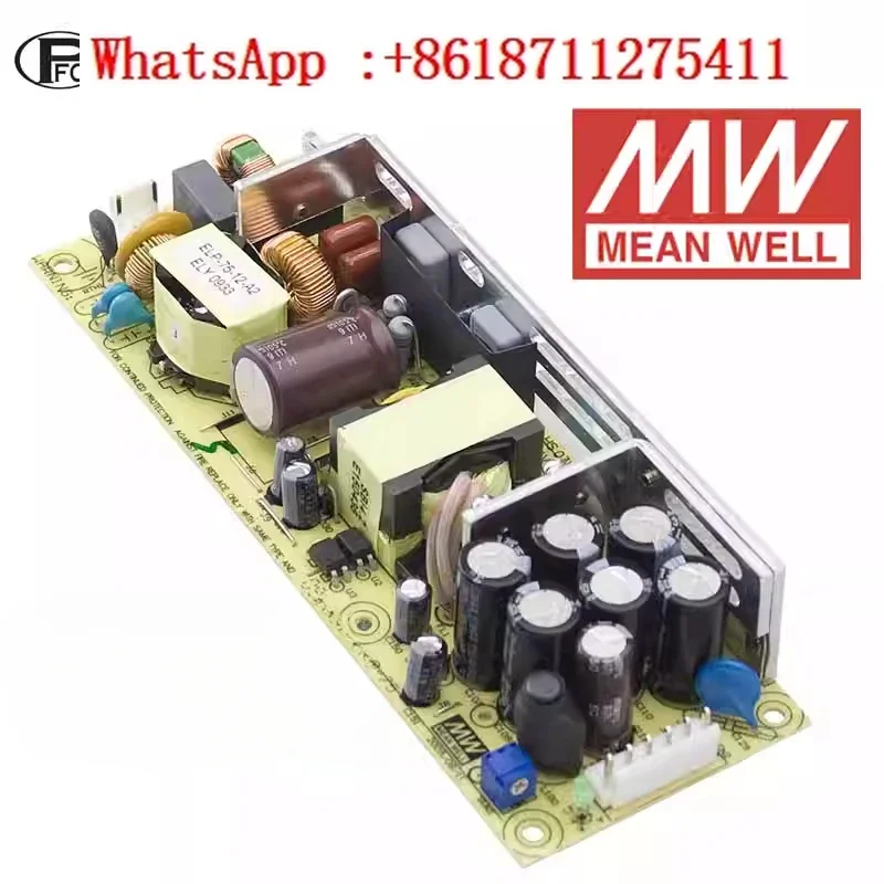 Mingwei ELP-75-24 75W power supply 24V 3.15A substrate PCB bare board DC switch voltage regulator Taiwan brand