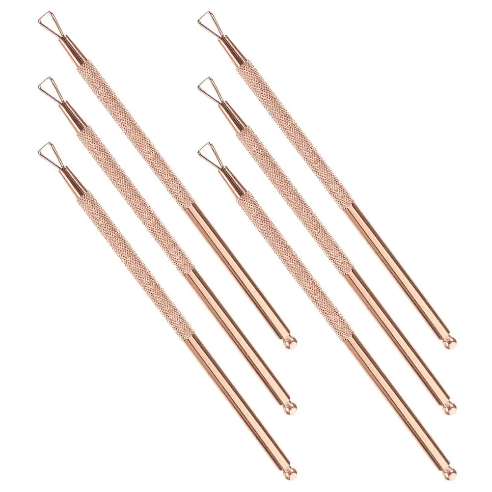 

6 Pcs Manicure Tools Nail Cuticle Pusher Fingernail Polishing Gel Scraper Stainless Steel Remover Care
