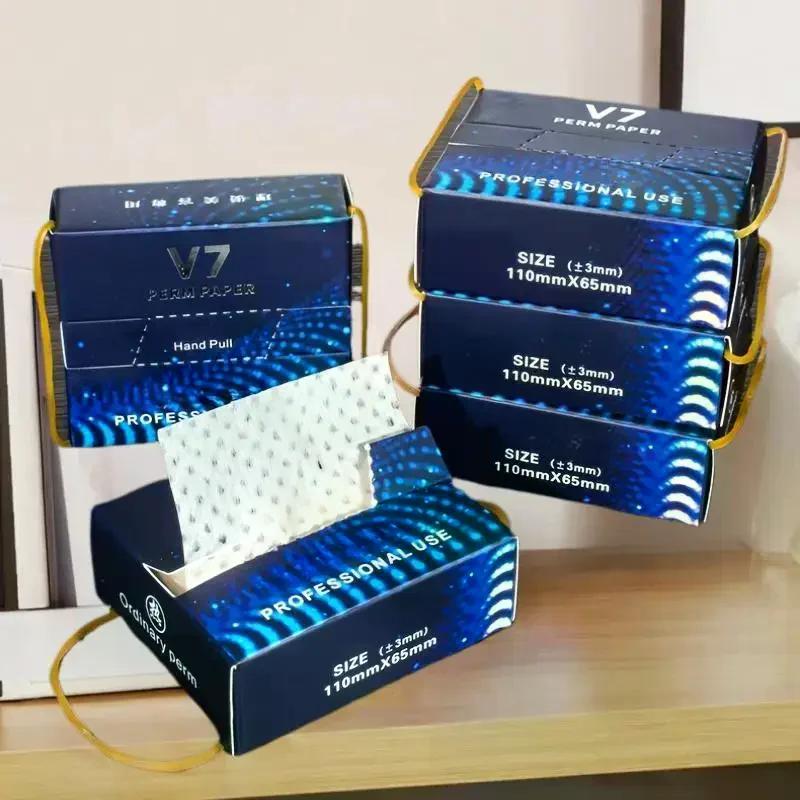 Hair Curling Papers Perm Papers For Hair Curling Salon Disposable Tissue With High Temperature Resistance For Cold And Hot Perms