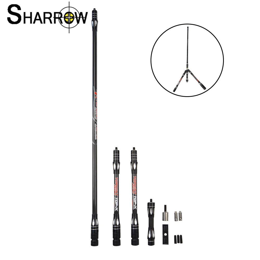 1PC PR634 Recurve Bow Balance Bar Set Archery Stabilizer 3K Pure Carbon Fiber Rod for Recurve Bow Shooting   Accessories