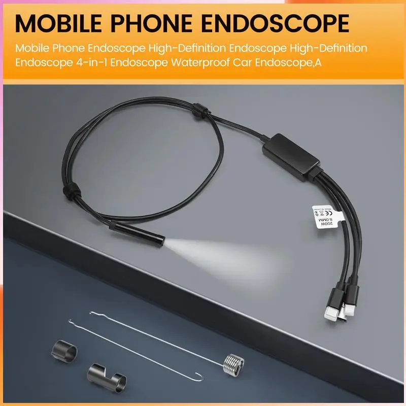 A93Z Handy Endoskop High-Definition-Endoskop High-Definition-Endoskop 4-In-1 Endoskop Wasserdichte Auto Endoskop