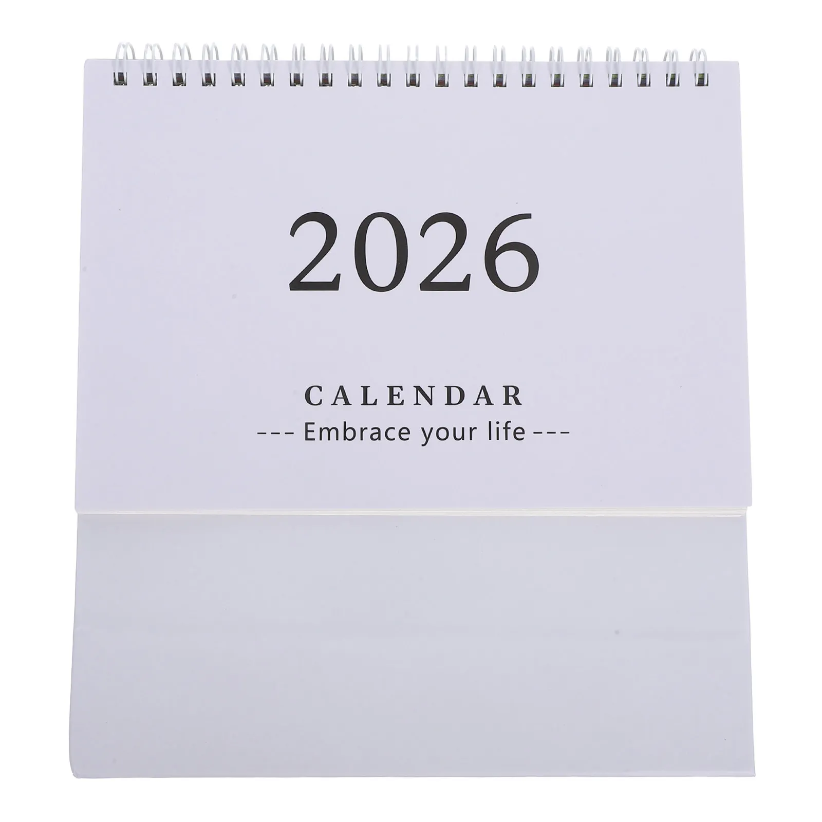 

2026 Small Desk Calendar Modern Minimalist Standing Flip Monthly Planner Compact Space Saving Design for Office Home Decor