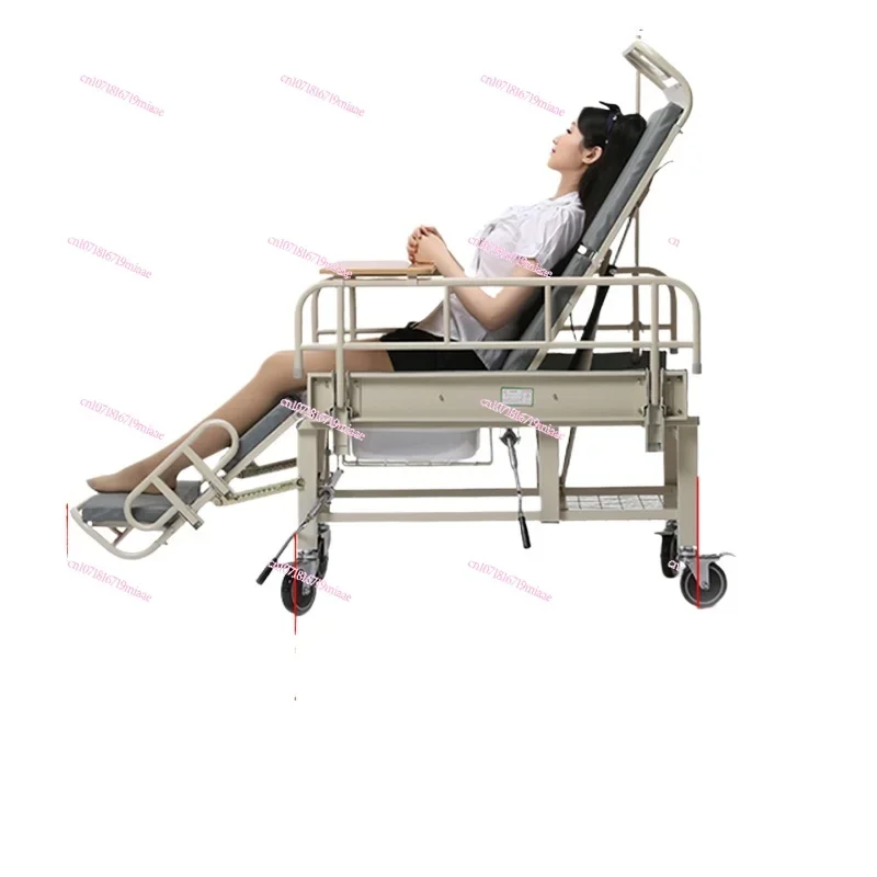 Nursing bed Wheelchair Paralysis rehabilitation medical for the elderly Multifunctional hospital Manual double