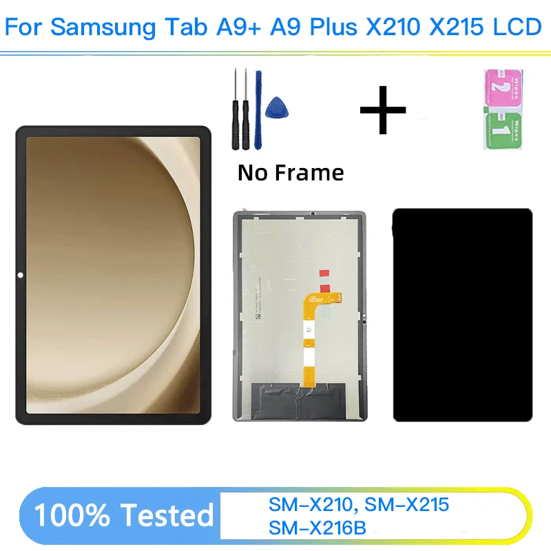samsung-tab-a9-x210-x215-x216-x211用11インチディスプレイタッチスクリーンデジタイザー、tab-a9-plus-sm-x210-sm-x215-sm-x216用