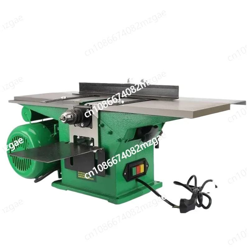 Table Multifunctional Saw Drill Three-in-one Wood Planer Household Desktop Electric Planer Disc Machine