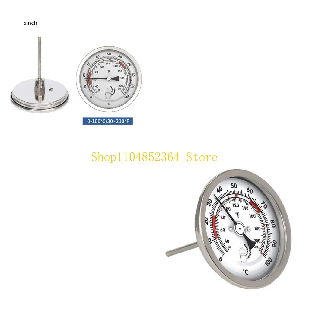 652F Lên men nhà Bia & Thủy tinh Nhà sản xuất bia, thang đo nhiệt độ kép