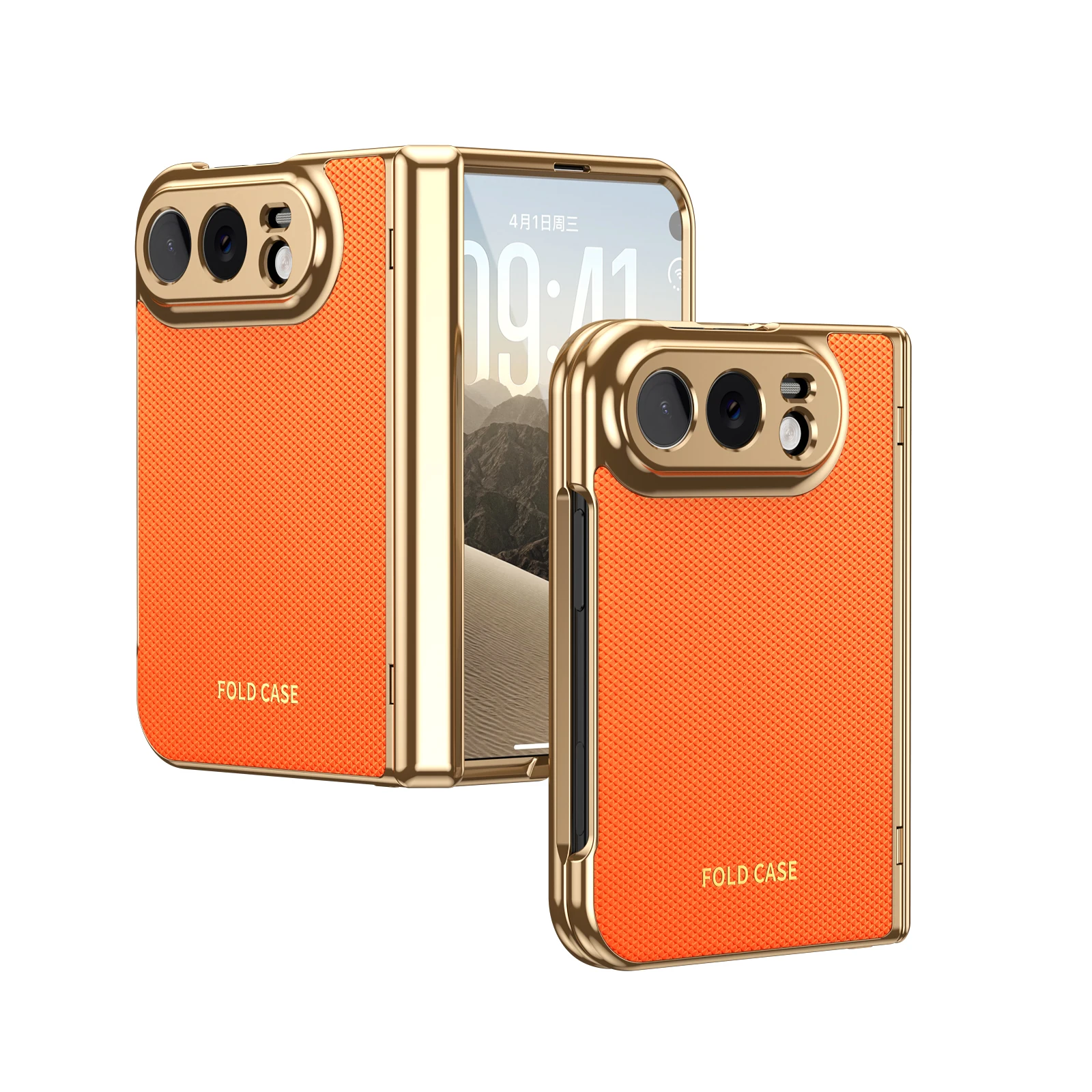 For iPhone Duo Case Electroplating Luxury Matte Leather Skin-Friendly With Tempered Glass Shockproof Protection Case Accessories