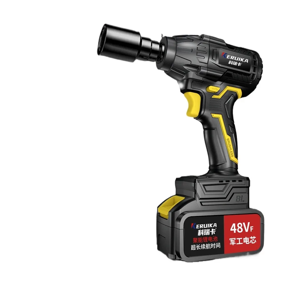 

Electric wrench large torque brushless lithium battery impact air cannon tire auto repair tool