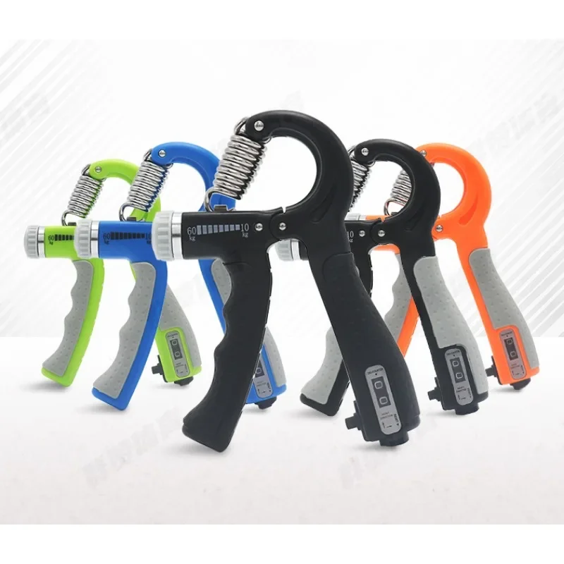 Smart Counting Hand Grip 5-60KG Adjustment Exercise Power Strengthening gym Finger Wrist Expander muscle Training Counter Grip