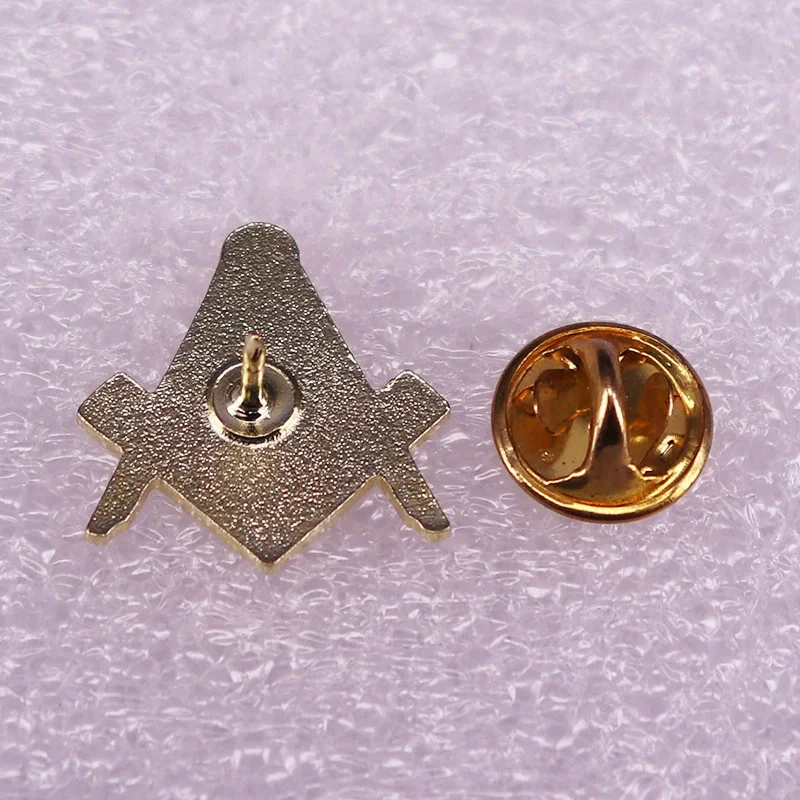 Masonic Lapel Pins Freemasonry Badge Mason Freemason G Zinc Alloy Antique Plating  men's Business Accessory
