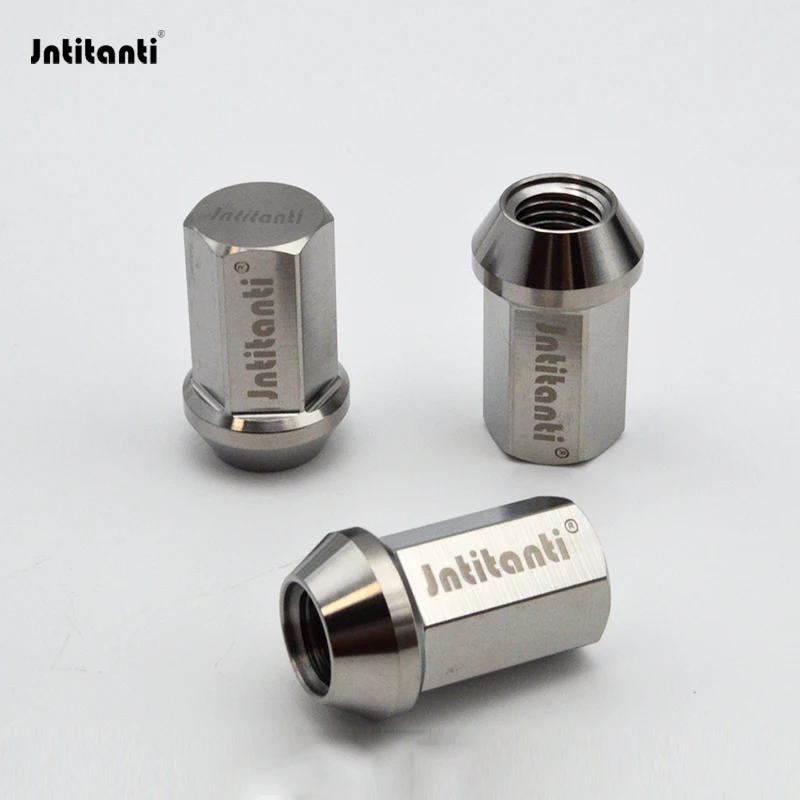 

Jntitanti Gr5 titanium wheel rim lug nut screw M12x1.5x35mm close end for Toyota Honda Mazda Ford Buick, Kia etc High quality