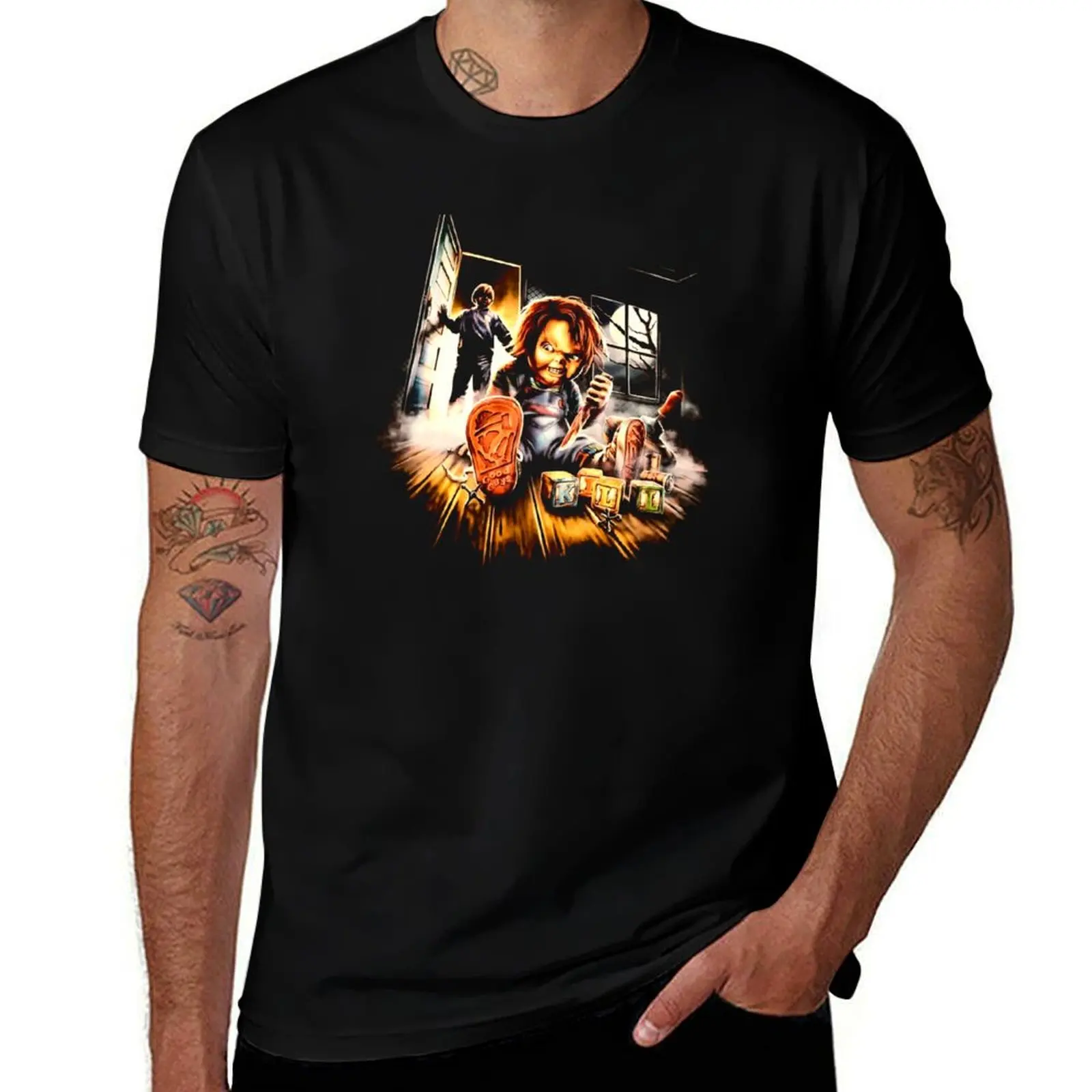 Child's Play - Scary Movies T-Shirt graphic t shirts cute clothes cute tops men clothings