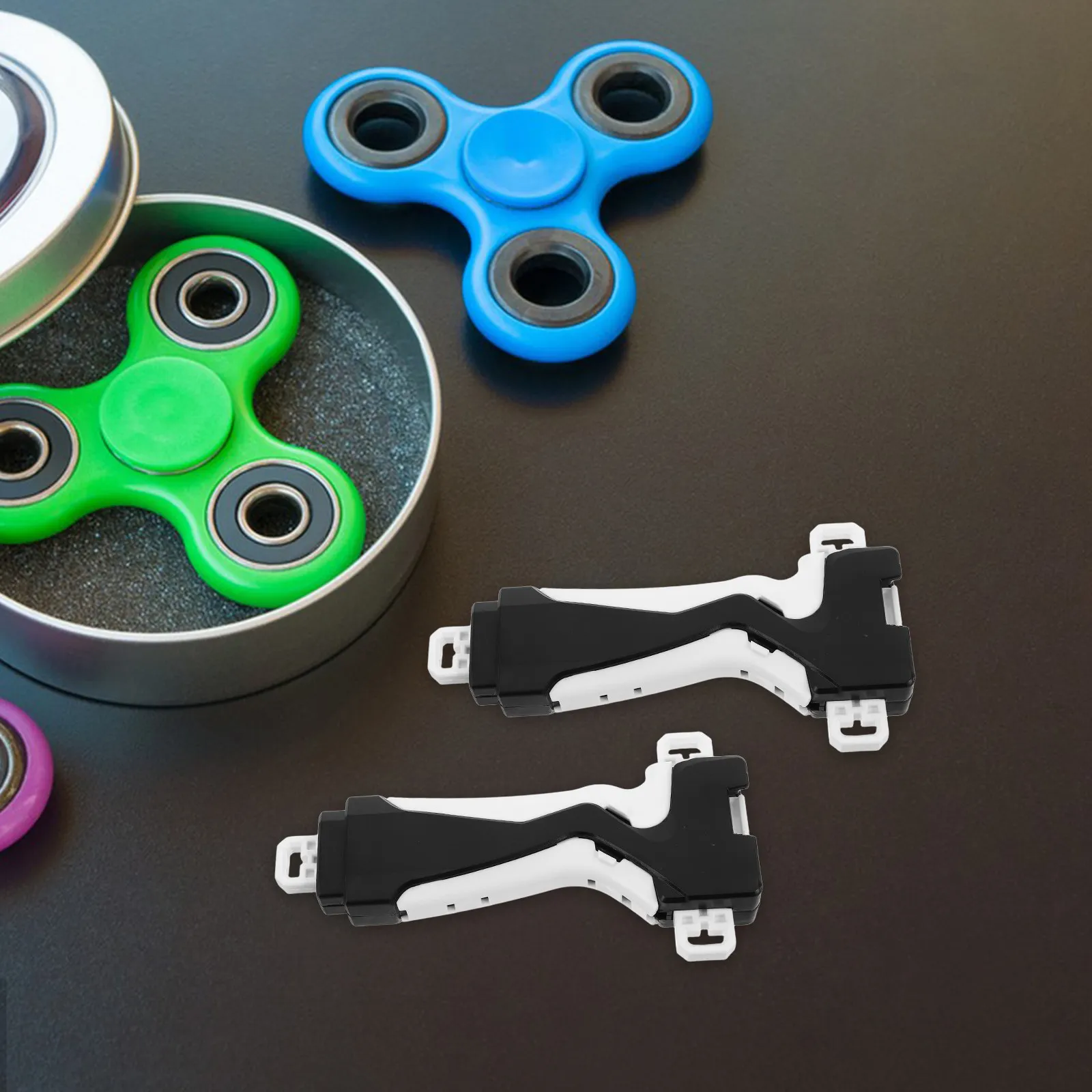 2Pcs Spinning Tops Launcher Grip Ergonomic Gyro Accessories Replacement Parts Compatible with Most Spinning Launchers