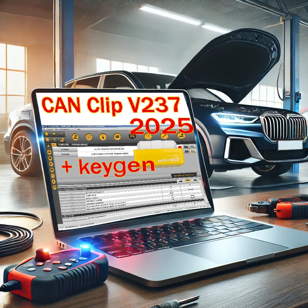 2024 Can Clip V234 Latest Software For Renault OBD2 Diagnostic software+ Gift Nitro  Auto Repair Software HGWU