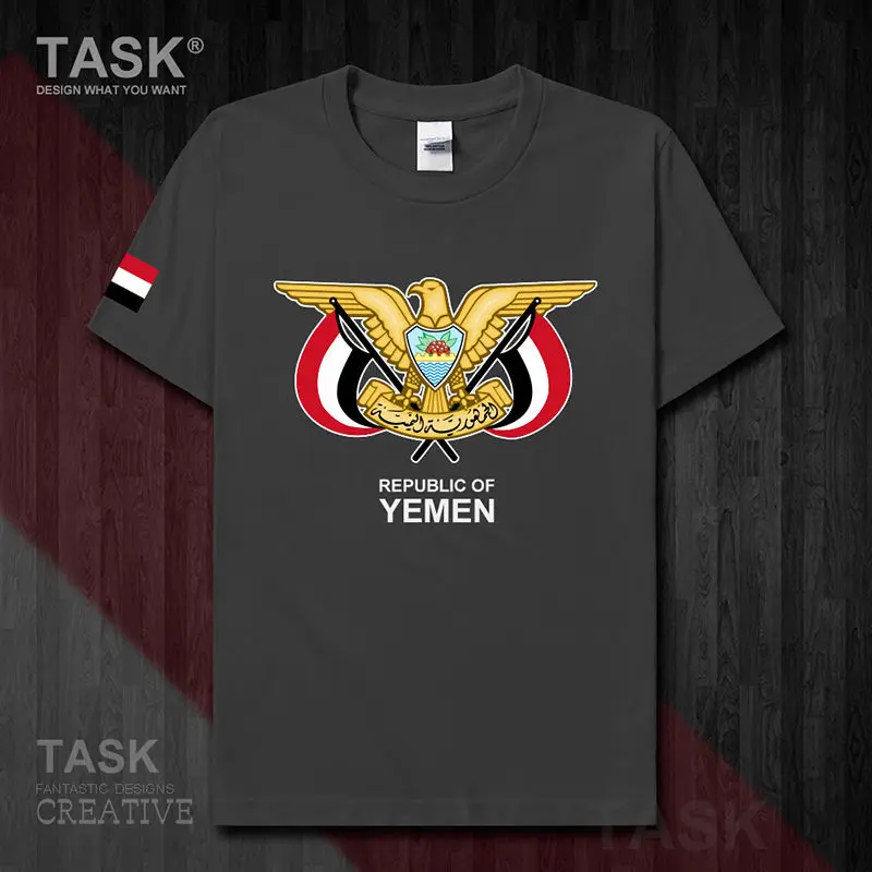 Yemen Yemen Cotton Short-sleeved T-shirt  Women's Leisure National Team Logo Sweatshirt Trendy Couple Unisex