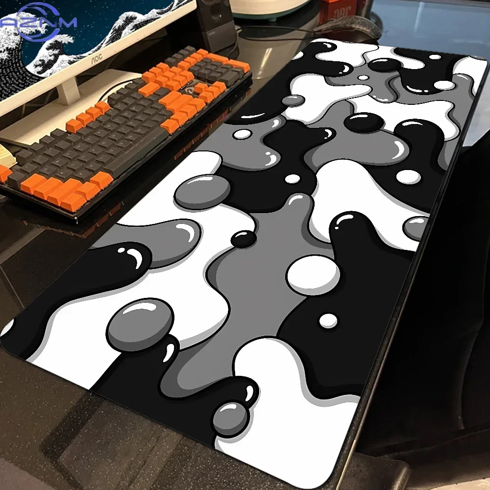 Computer Mouse Pad 900x400 Strata Liquid Gaming PC Desk Mat Fast Delivery accessory Non-slip soft XXL size Mousepad Large Mats