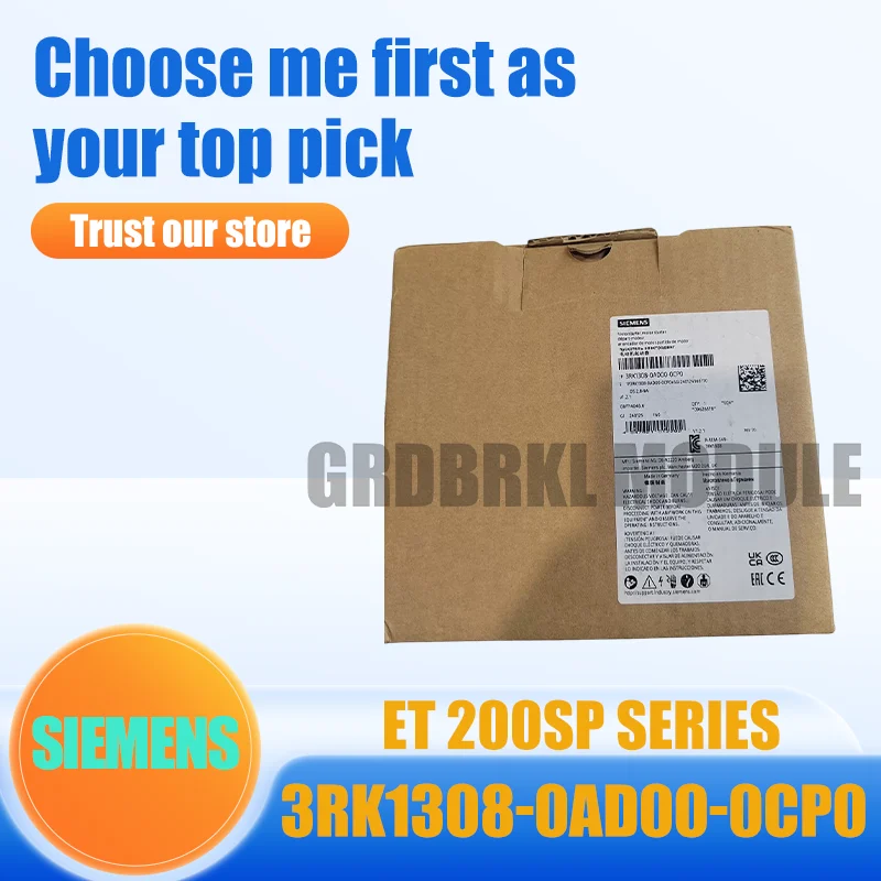 

New Original SIEMENS 3RK1308-0AD00-0CP0 3RK1308-0AE00-0CP0 Direct On Line Starter ET200SP Distributed I/O Motor Control