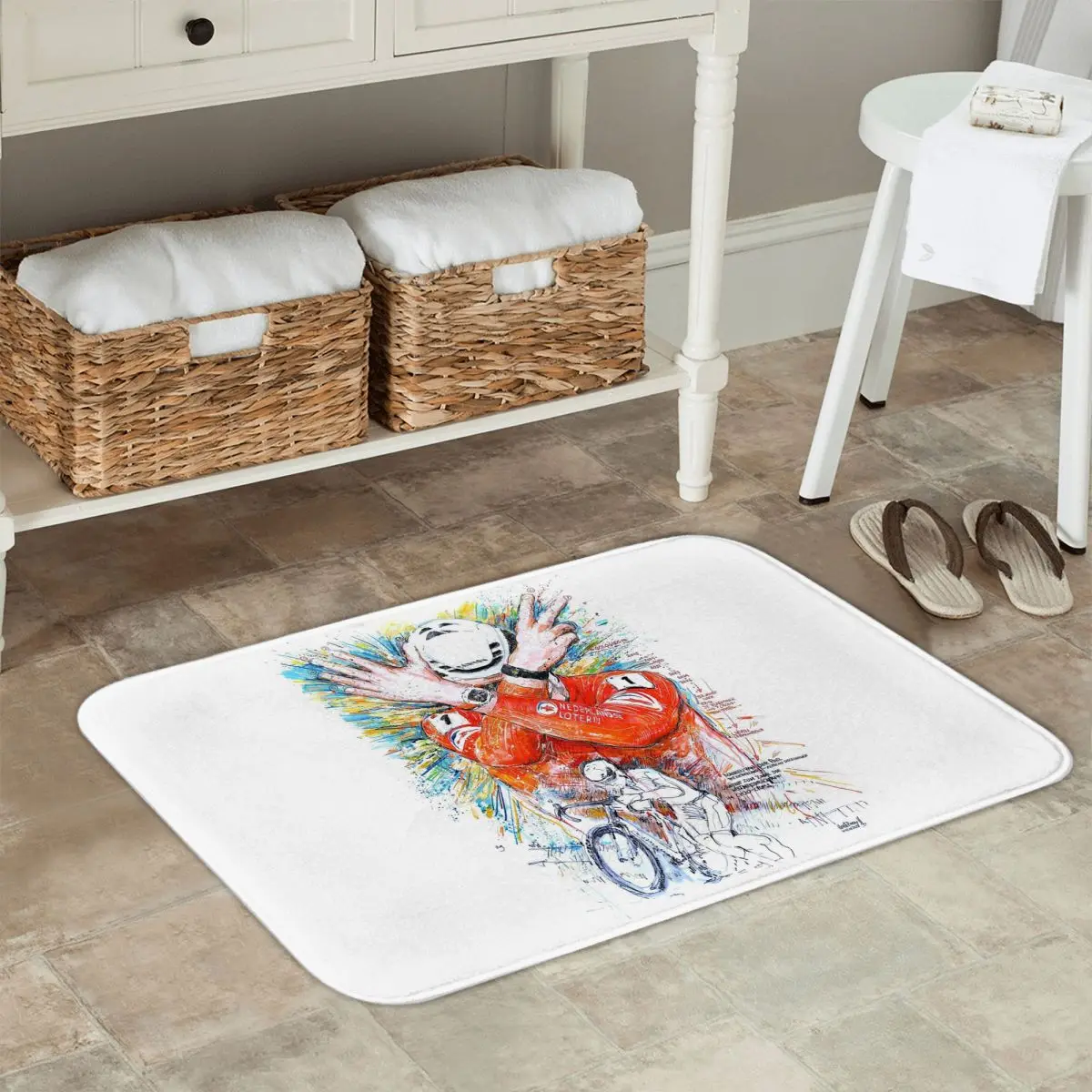 

Mathieu Van Der Poel Cyclist MVDP Dutch Cyclist College Anti-slip Doormat Floor Mat Carpet Rug for Kitchen Entrance Footpad Mats
