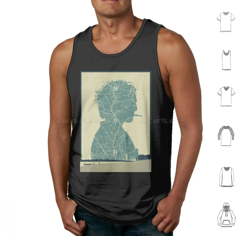 Mud-Matthew Mcconaughey Movie Artwork Tank Tops Vest Sleeveless Mud Matthew Mcconaughey Movie Artowrk Film Fantasy