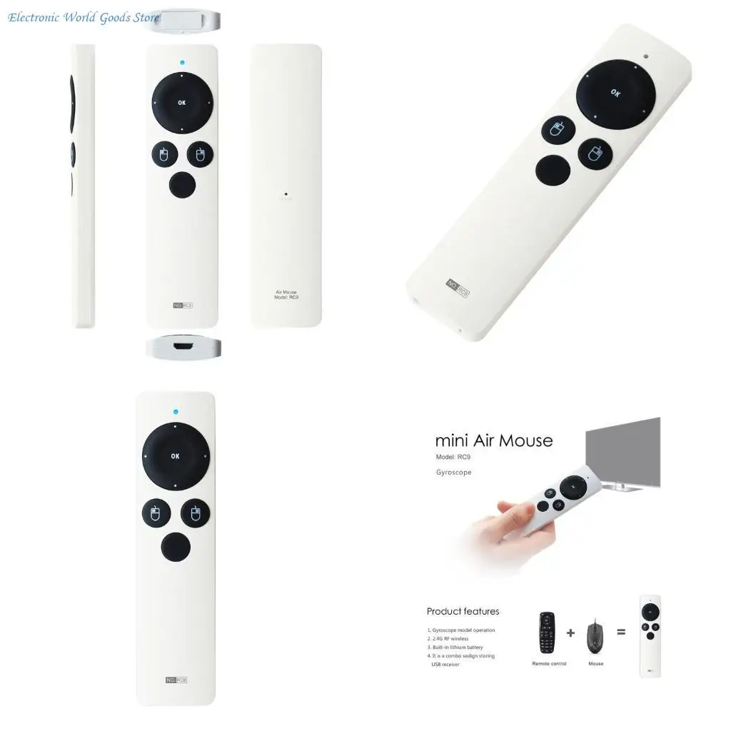 

A3PD USB Clickers Air Mouse Control Rechargeable Presenter Remote for Presentations on PC