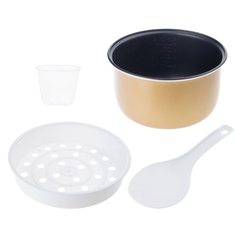 Y5LF Replacement Inner Pot for Electric Cookers 3L 4L 5L Sizes Scratch Resistant Surfaces Optimized Thermal Conductivity