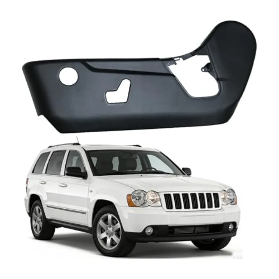 

1XN97DX9AA 1UN79DX9AA Left Driver Seat Trim Panel Black Compatible with 2011-2020 Jeep Grand Cherokee Dodge Durango Driver Seat