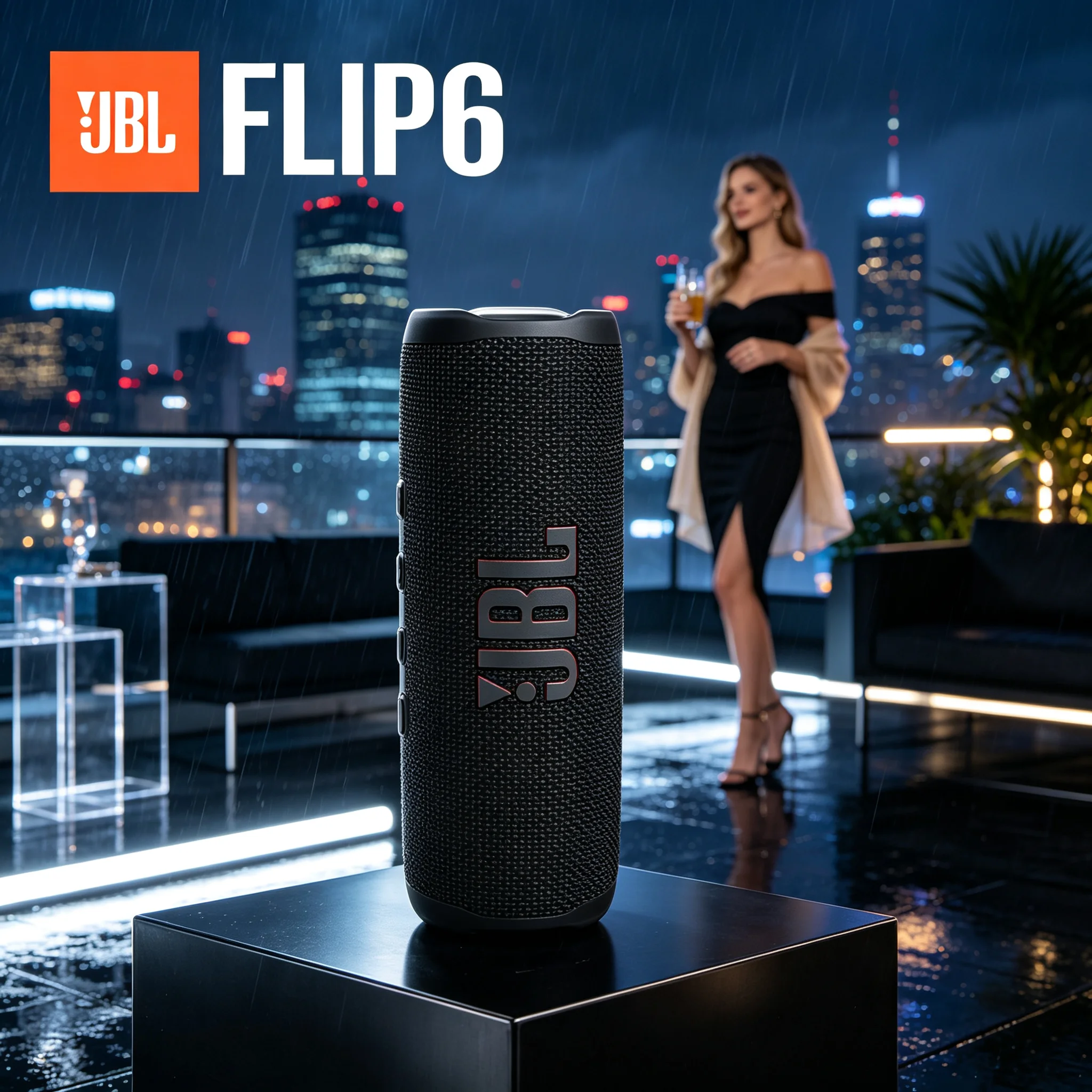 JBL FLIP6 Outdoor Wireless Bluetooth Speaker Compact Handheld Design IP67 Rated 12H Music Play For Weekend Activities