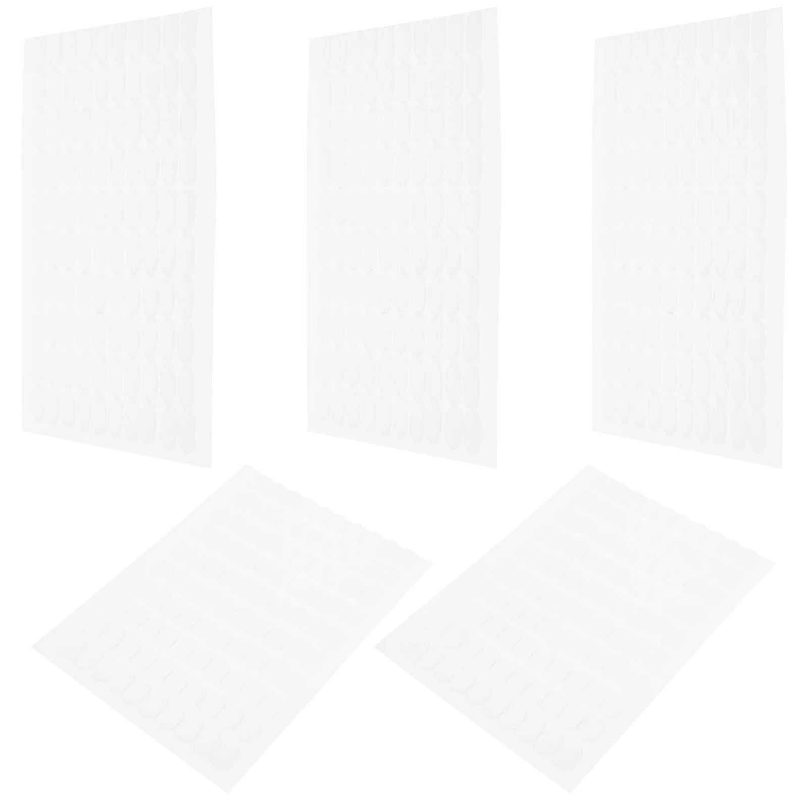 500 قطعة من جل لاصق شفاف قابل للإزالة على الوجهين لعرض آمن مثبت على الحائط وقابل للإزالة #4