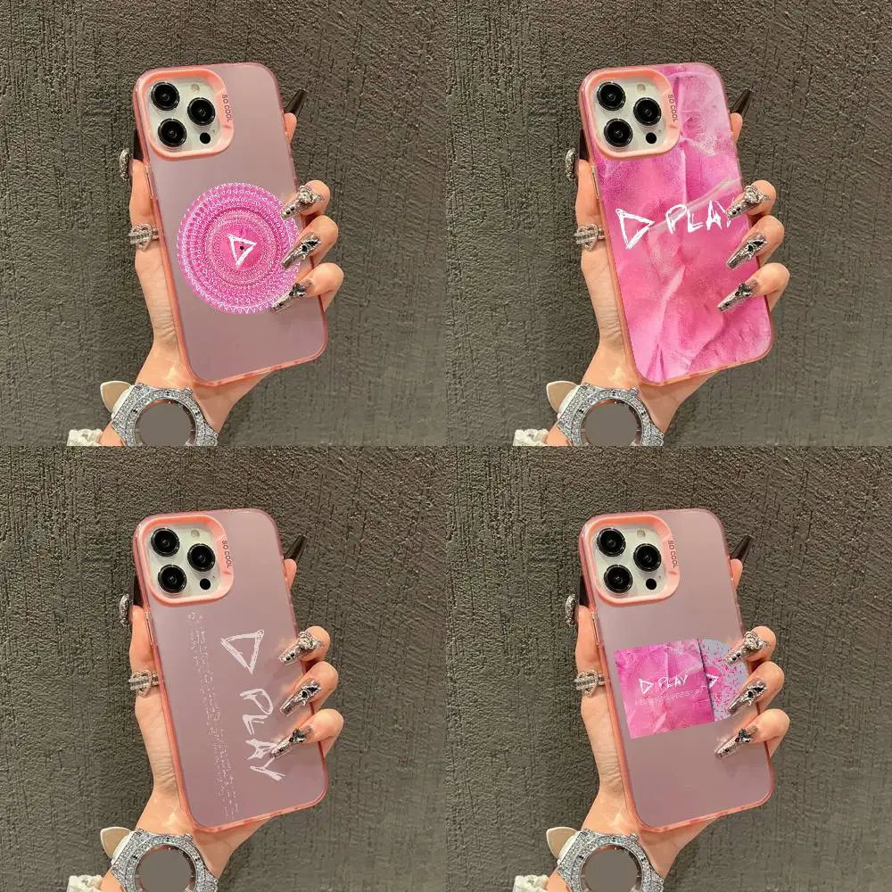 

E-Ed Sheeran Play Phone Case For iPhone 16,15,14,13,12,11,Mini,Pro,E,SE4,XS,MAX Pink IMD Box