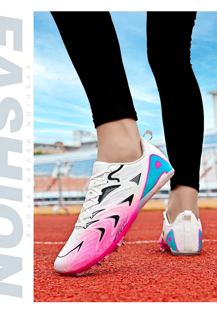 Professionelle Leichtathletik-Spikes für Damen und Herren: Rutschfeste Laufschuhe für Sprint, Weitsprung und Rennen – Leichtgewicht – Detail 7
