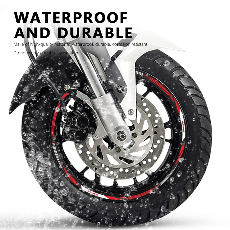 Motorfiets Sticker Waterdichte Motor Stickers Voor Benelli Tnt 125 135 Tnt125 Tnt135 Accessoires 12 Inch Velgstrip Tape