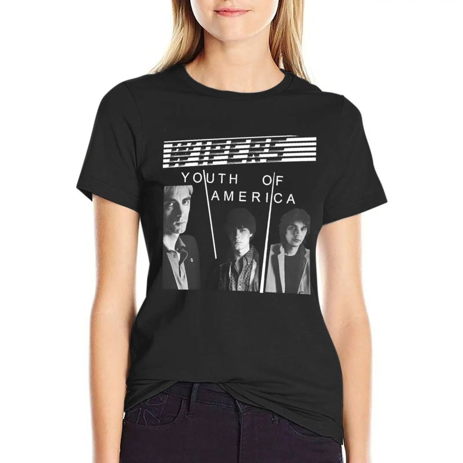 

Wipers youth of america T-Shirt plus size tops cute clothes Women's clothing