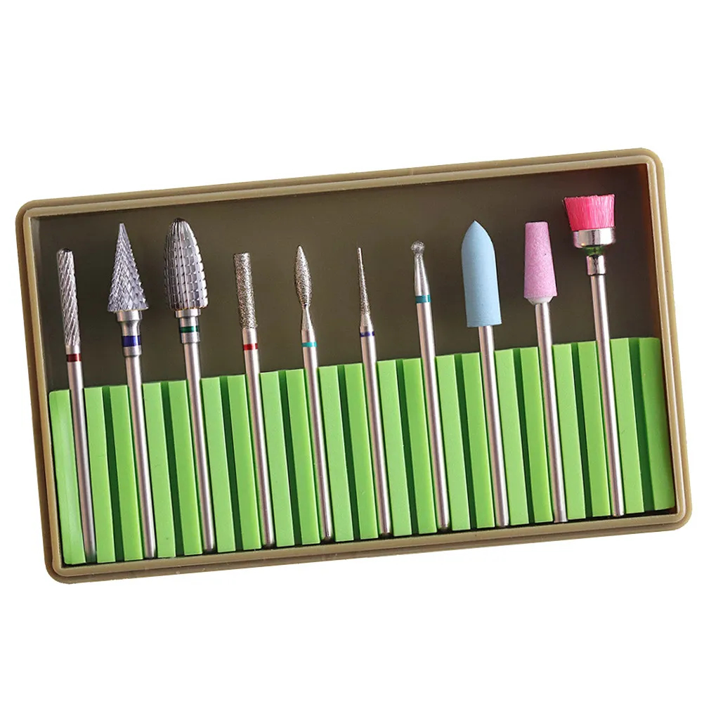 

Набор профессиональных керамических насадок для электрического фрезера, инструмент для полировки натуральных и искусственных ногтей